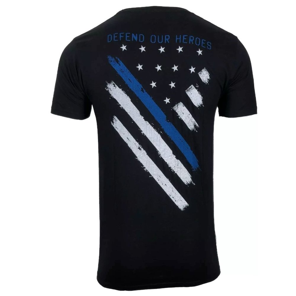 Howitzer Style Men's T-Shirt DEFEND OUR HEROES Bla